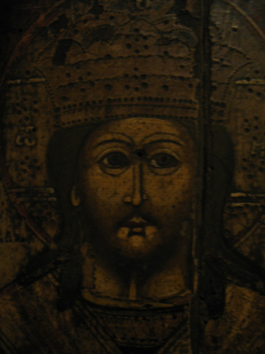 Икона «Великий Архиерей» некачественное фото - тёмное, нерезкое